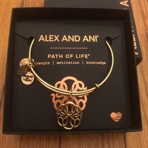 Alex and Ani "Path of Life" charm bangle